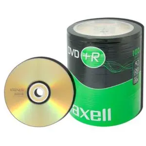 DVD+R MAXELL, 4,7 GB, 16x, 100 бр., (35932766)
