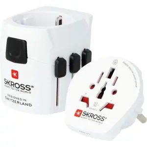 Адаптер SKROSS PRO Light 1.103165, World, Бял, (35937075)