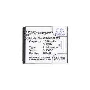 Батерия за фотоапарат CANON NB6L LiIon 3.7V 1000mAh LiIon Cameron Sino, (35933538)