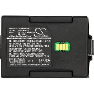 Батерия за баркод скенер Honeywell TXE TECTON MX7  159904-0001   LiIon  7.4V 3400mAh Cameron Sino, (35938222)