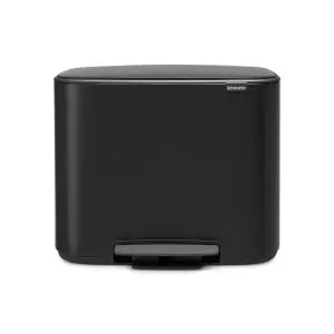 Кош за смет Brabantia Bo Pedal 3x11L, Matt Black, (35941489)