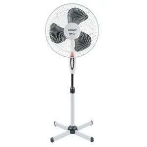 Вентилатор на стойка 16'' Perfect FM-3212, 40W, бяло-сиво, (35942035)