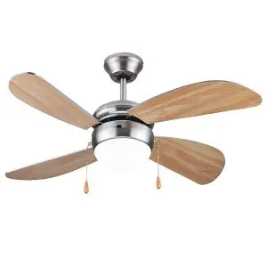 Вентилатор таванен 42'' Muhler MCF-4044, 55W, осветление - 1бр крушки, MDF, (35942402)