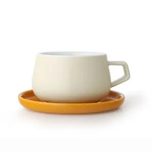 Чаша за чай с подложна чинийка VIVA Classic Cream 250ml, порцелан, (35942950)
