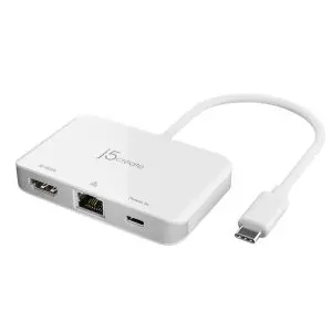 Мрежови адаптер/хъб/ j5create JCA351, Gigabit, 4K HDMI, (35936682)