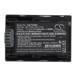 Батерия за фотоапарат /камера SONY NP-FH50D LiION 7,4V 650mAh Cameron Sino, (35938281)