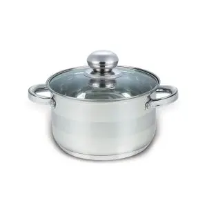 Тенджера с капак SAPIR SP 1210 GI26, 7.8 литра, 26x15.5 см, Многослойно дъно, Индукция, Инокс, (18203)
