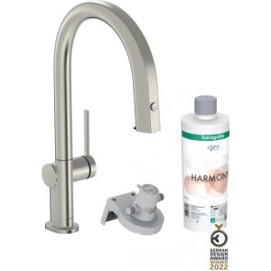 Смесител за кухня Hansgrohe Aqittura M91-H210, Stainless Steel, pull-out, (21989)