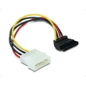 Кабел DeLock Power SATA HDD към 4 pin, на 90°, 15 cm, (35933815)