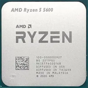 Процесор AMD Ryzen 5 5600, AM4 Socket, 6 Cores, 3.5GHz, 35MB Cache, 65W, Tray, (35937569)