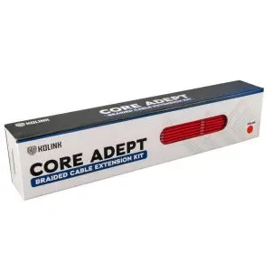 Комплект оплетени кабели Kolink Core, Red, (35935753)