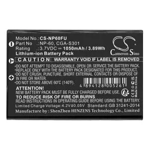 Батерия за фотоапарат FUJI NP60 LiIon 3.7V 1050mAh Cameron Sino, (35933539)