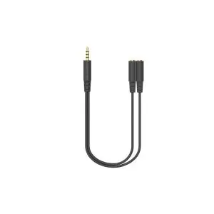 A4Tech Адаптер AD-3P 3.5mm жак мъжко - 2 х 3.5мм жак женско, (35940098)