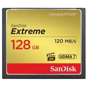 Карта памет SANDISK  Extreme® CompactFlash® Memory Card 128Gb, (35938978)