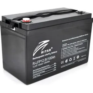 Литиево йонни батерии LFP12.8V100AH 12V / 100Ah -330/ 172 /214 mm F12/M8 RITAR, (35936893)