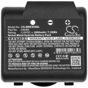 Батерия за дистанционно управление за кран iMET BE5500, M550S ZEUS AS060 NIMH 3,6V 2000mAh Cameron Sino, (35938149)