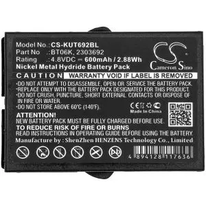 Батерия за дистанционно управление за кран IKUSI CS-KUT692BL NIMH 4,8V 600mAh Cameron Sino, (35936504)