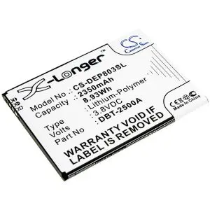 Батерия за мобилен телефон DORO 8035, DSB-0170 DBT-2500A LiPo 3,8V 2350mAh CAMERON SINO, (35939783)
