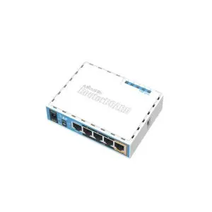 Безжичен Access point MiKrotik HAP RB951UI-2ND, 5 x 10/100 Mbps, PoE, Бял, (35933353)
