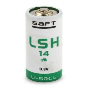 Литиево тионил батерия 3,6V 5.8Ah  C, R14, LSH14, LS26500  STD /с пъпка/ SAFT, (35936564)