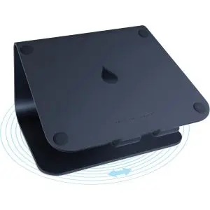 Поставка за лаптоп Rain Design mStand360 with Swivel Base - Midnight, (35939533)