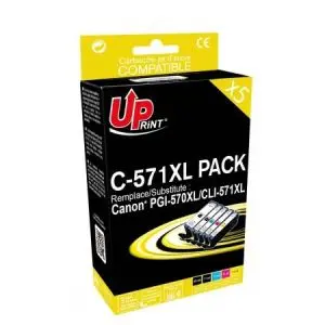 Мастилници UPRINT комплект CANON PGI-570 + CLI-571BK/C/M/Y XL, (35933750)