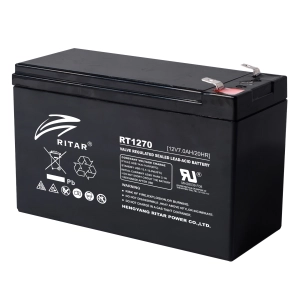 Оловна Батерия RITAR, (RT1270) AGM, 12V, 7Ah, 151/ 65/ 94 mm, Терминал2, (35933984)