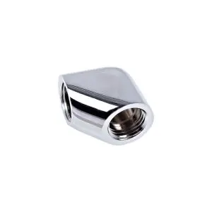 Въртящ се L-конектор Alphacool Eiszapfen, G1/4 AG auf G1/4 IG, Сребрист, (35936417)