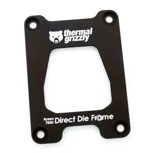 Монтажна рамка Thermal Grizzly Ryzen 7000 Direct Die Frame, Алуминий, Черен, (35935917)