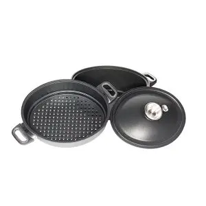 Тенджера AMT 24cm, к-т готвене без вода, индукция, 6.3L, (35941407)