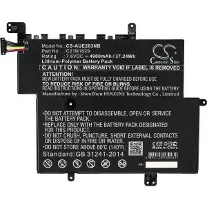 Батерия за лаптоп ASUS E203 VivoBook E12 C21N1629   CS-AUE203NB 7,6V 4900mAh CAMERON SINO, (35936216)