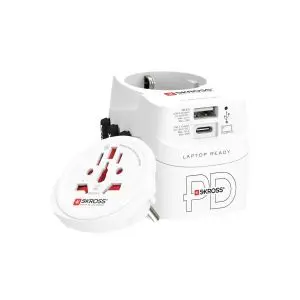 Адаптер SKROSS PRO Light USB, 1.302474, World, Бял, (35937596)