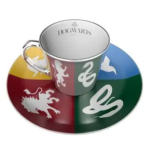 Комплект ABYSTYLE HARRY POTTER Mirror mug & plate set Sorted, Чаша, Подложка с емблеми, (35935576)