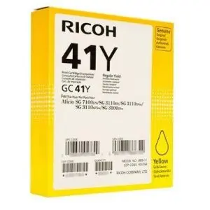 Мастило гел RICOH GC41Y 2200 копия Yellow, (35932485)