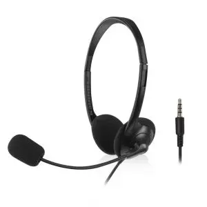 ACT Слушалки с микрофон, 3.5mm жак, 2м, (35939738)
