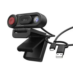 Уеб камера j5create JVU250, 4K Ultra HD, Микрофон, Автоматичен и ръчен фокус, (35936698)