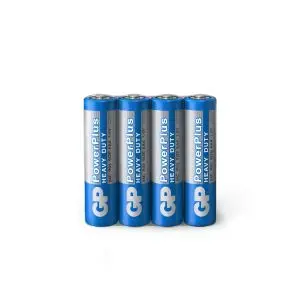 Цинк карбонова батерия GP POWERPLUS R03 AAA 4 бр. shrink 1.5V, (35932537)