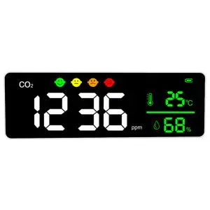 Монитор за качеството на въздуха Levenhuk Wezzer Air MC50, (81400)