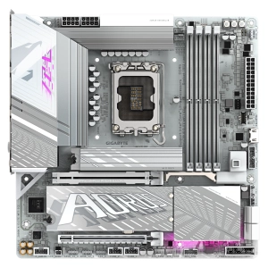 Дънна платка GIGABYTE Z890M AORUS ELITE WIFI 7 ICE, LGA 1851, (35938508)