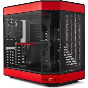 Кутия HYTE Y60 Tempered Glass, Mid-Tower, Черно и Червено, (35936776)