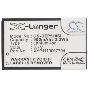 Батерия за телефон DORO 1360 1362 CS-DEP510SL 3,7V 900mAh LiIon CAMERON SINO, (35936517)