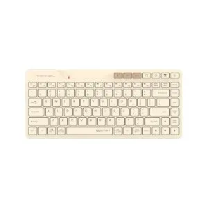 A4tech FBK26C AS Cafe Latte Fstyler безжичнa мини тиха клавиатура, Multi-mode, кирилизирана, (35940105)