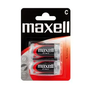 Цинк Манганова батерия MAXELL R14 /2 бр. в блистер/ 1,5V, (35932542)