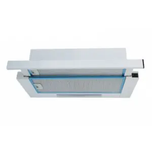 Абсорбатор за вграждане Hausberg HB-1280, Телескопичен, 350 м3/ч, 95W, 60 см, Бял/инокс, (9999HB1280)
