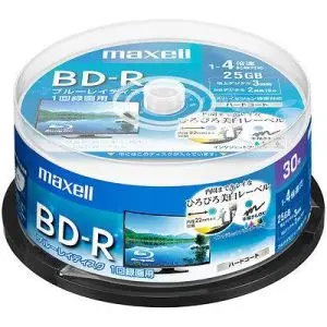 BD-R MAXELL, Single layer, Blu-Ray, 25 GB, 4x, Printable, 25 px., (35932770)