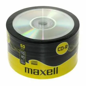 CD-R80 MAXELL, 700MB, 52x, 50 бр, (35932757)