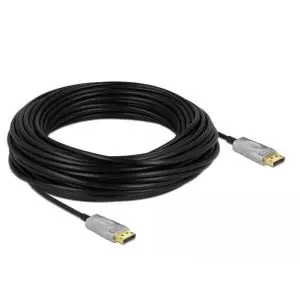 Оптичен кабел Delock, Активен, DisplayPort 1.4, 8K, 25 m, (35937966)