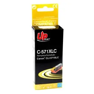 Мастилница UPRINT CLI 571XL-C CANON, Cyan, (35932743)