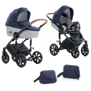 Бебешка количка 2в1 Tutis Viva Life 079, Black Irirs, (15558)