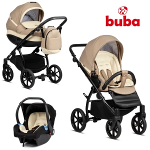 Бебешка количка Buba Zaza 3в1, 894 Beige, (14945)